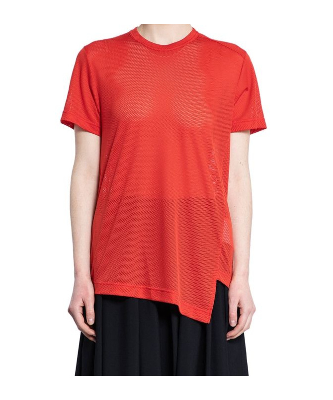 Comme Des Garçons Asymmetric Mesh T-shirt
