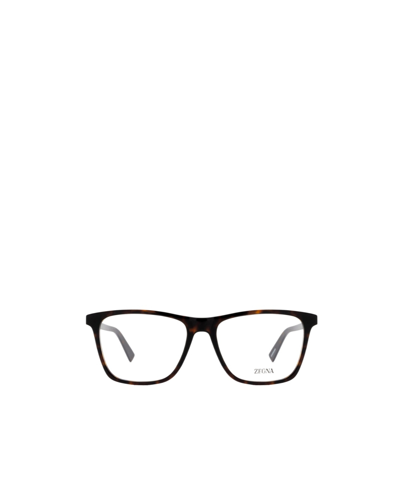 Zegna Geometric Frame Plain Mirror In Brown
