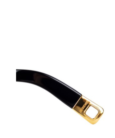 Jacquemus Rectangle Frame Sunglasses In Brown