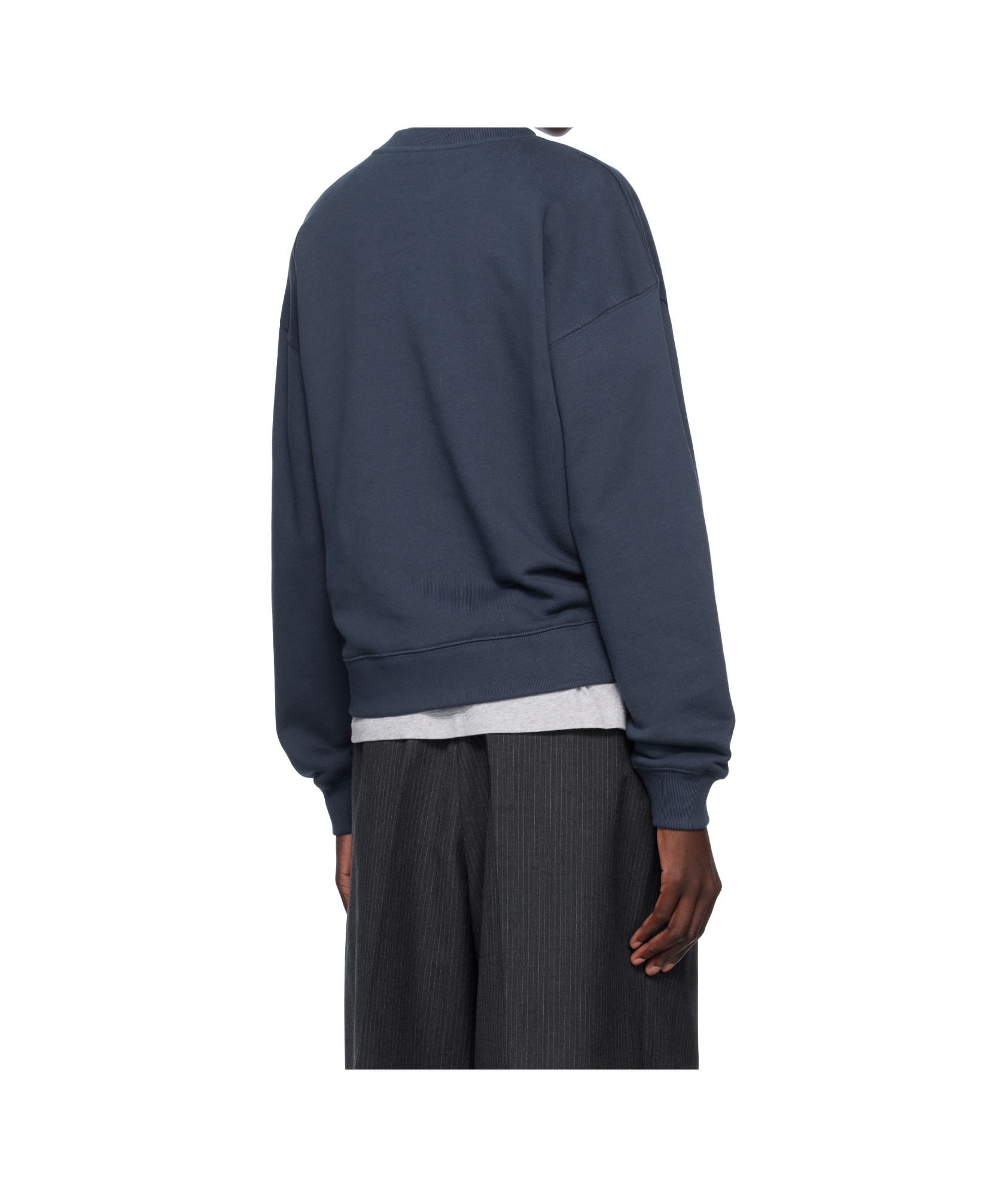 Maison Kitsuné Navy Bold Fox Head Patch Comfort Sweatshirt