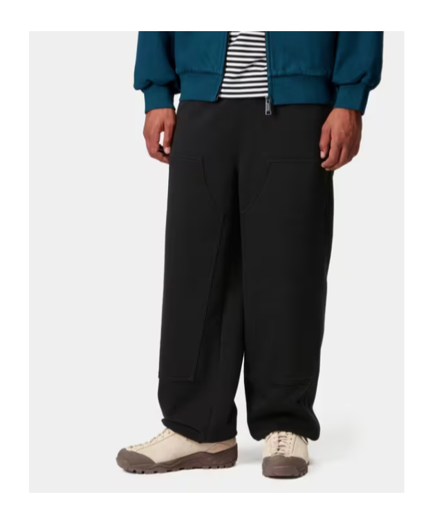 Carhartt Double Knee Sweat Pant In Black