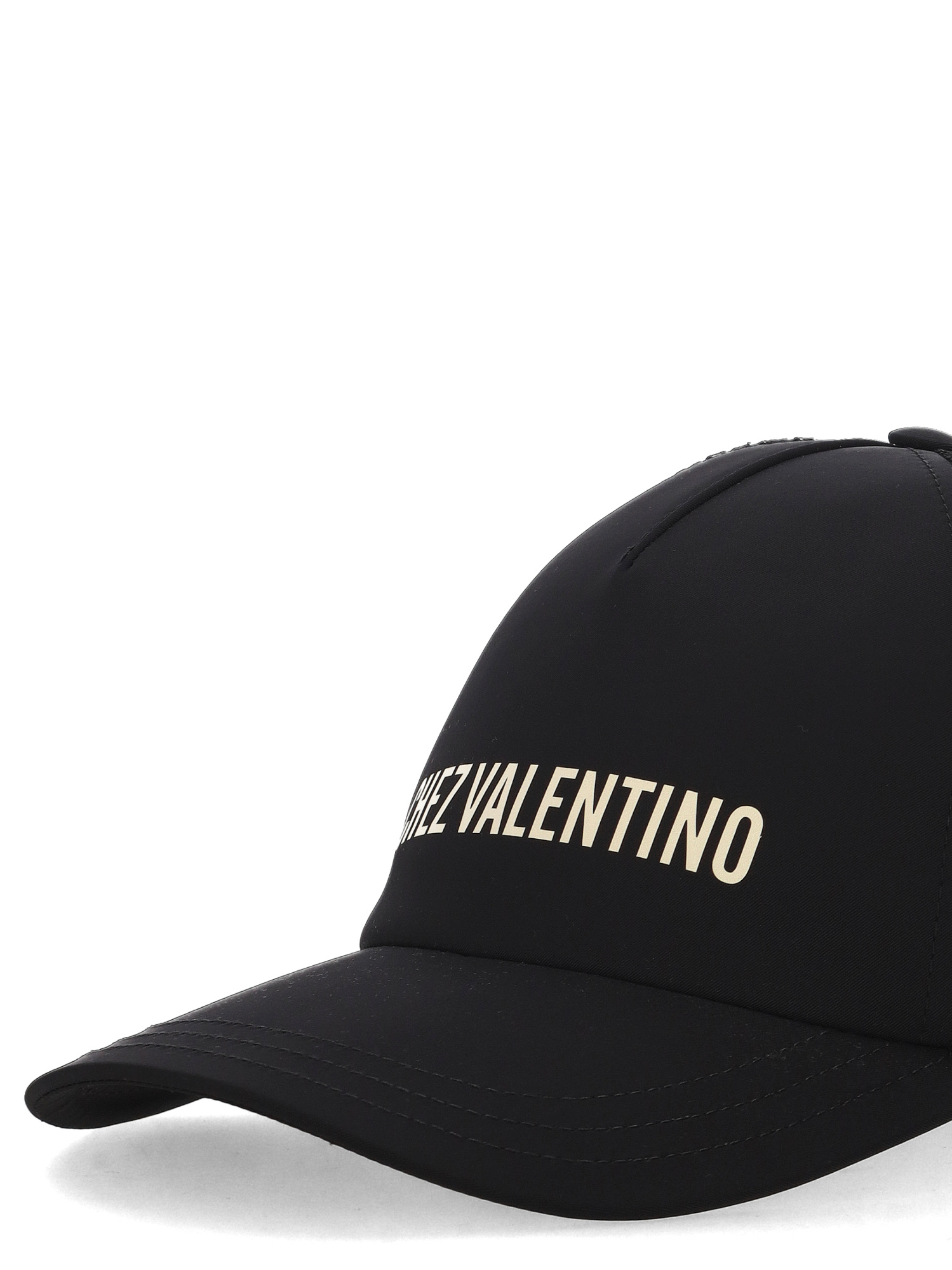 Valentino Garavani Logo Baseball Cap In Black
