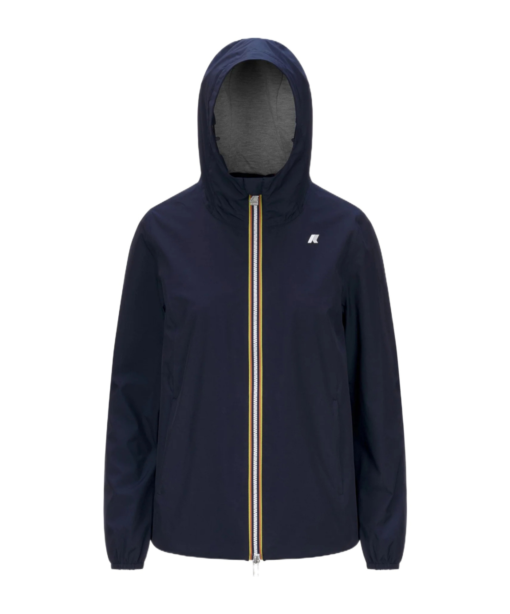 K-way Waterproof Coated Jacket In Black