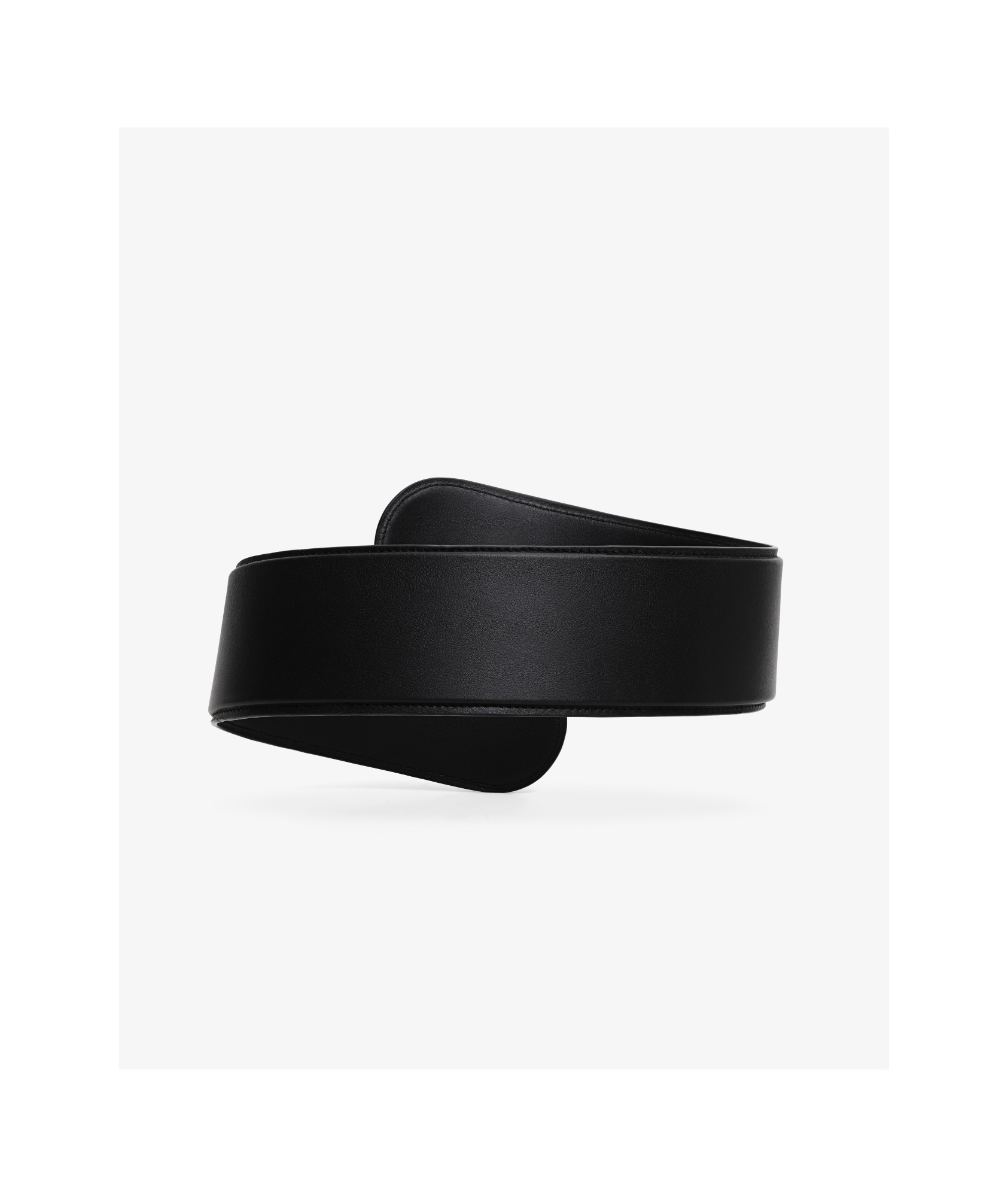 Alaïa Alaia Black Leather Flex Twist Belt Women In Black