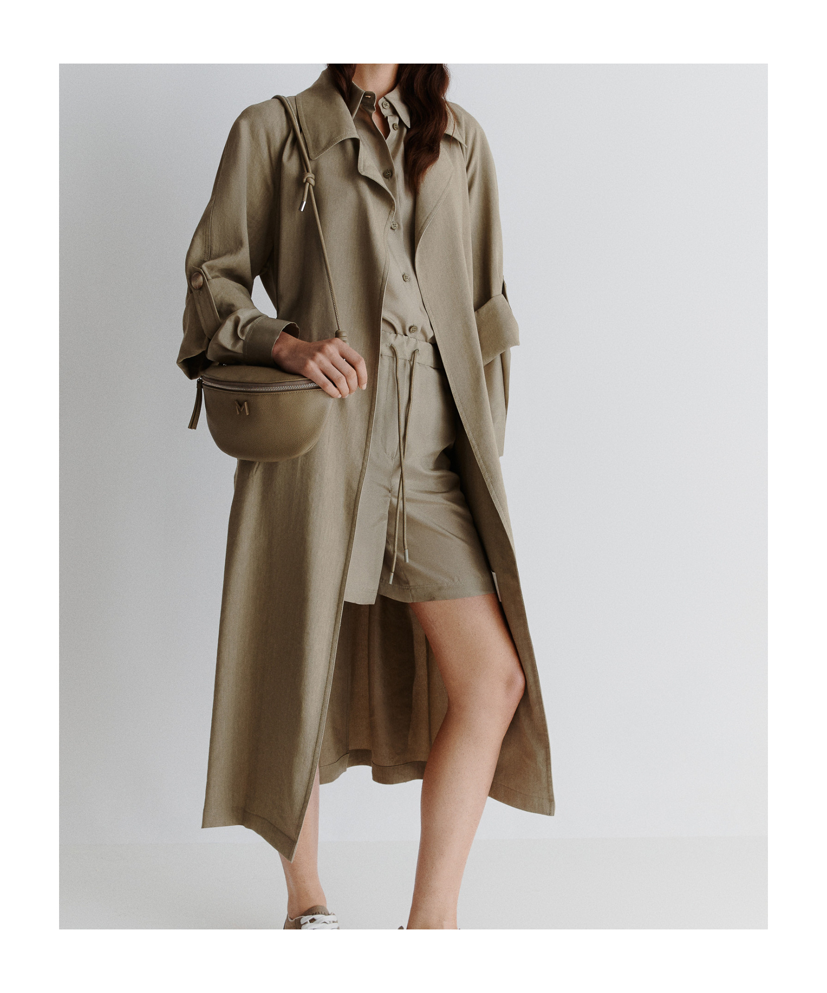 MARELLA LAPEL LONG SLEEVE SHIRT
