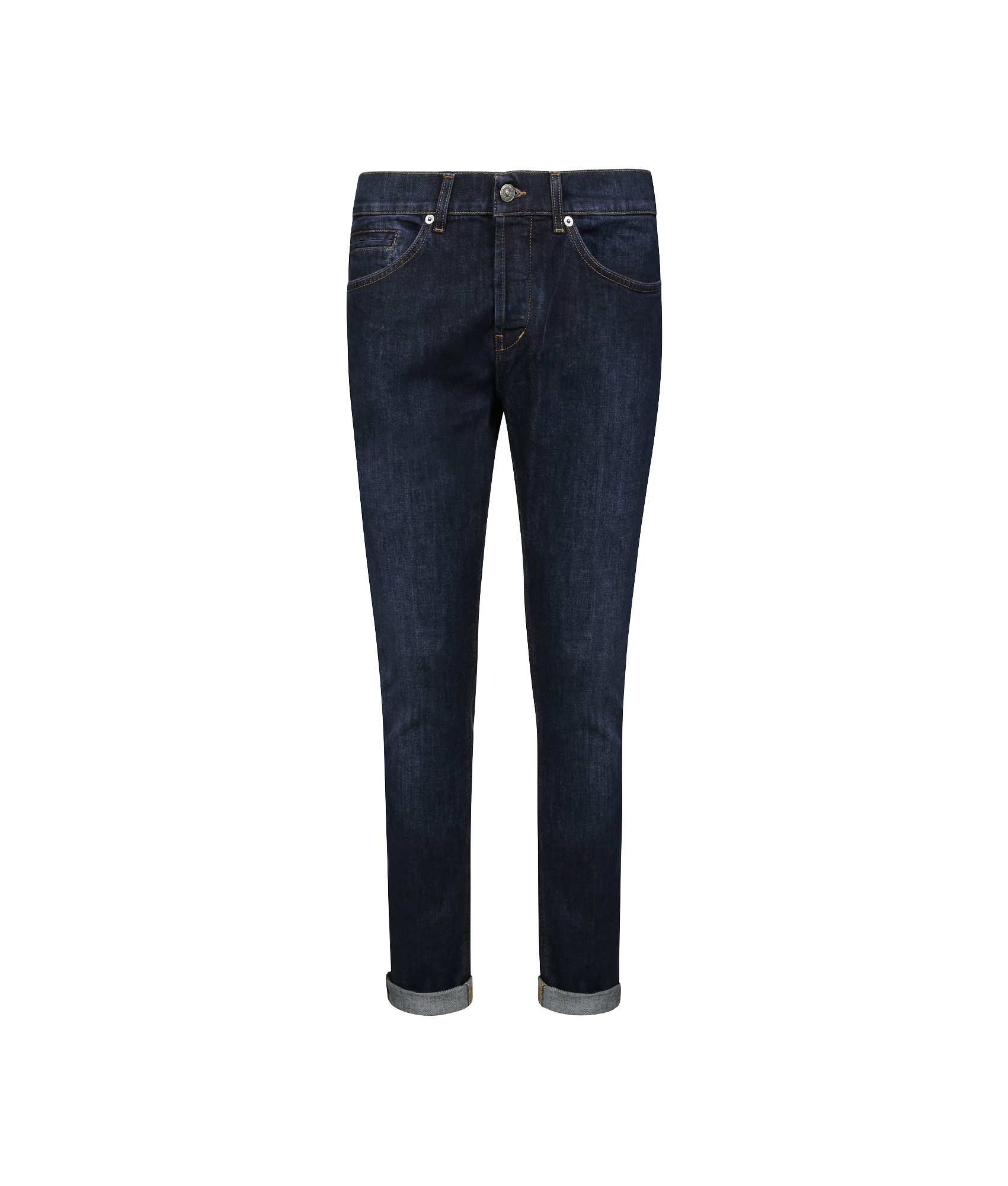 Dondup Belt-loop Jeans In Black