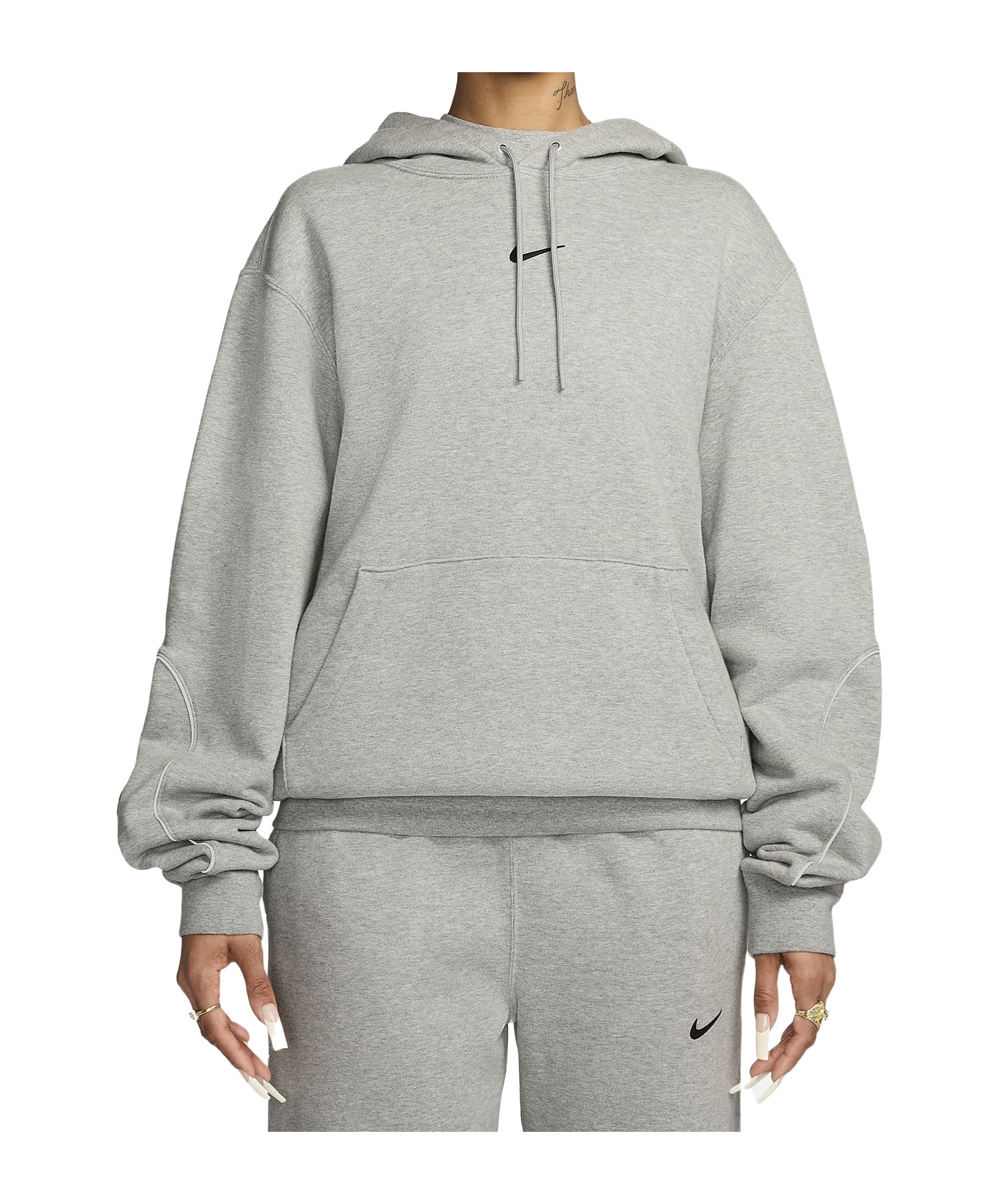 NIKE NOCTA SWOOSH-LOGO HOODIE