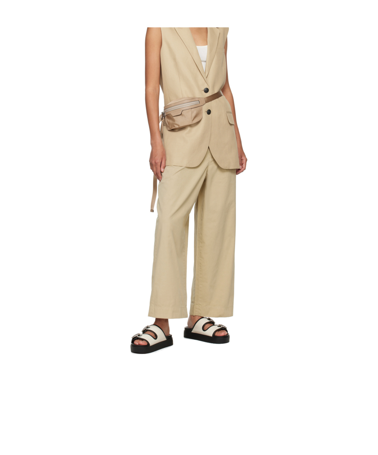 Rag & Bone Geo Buckle Platform Slides