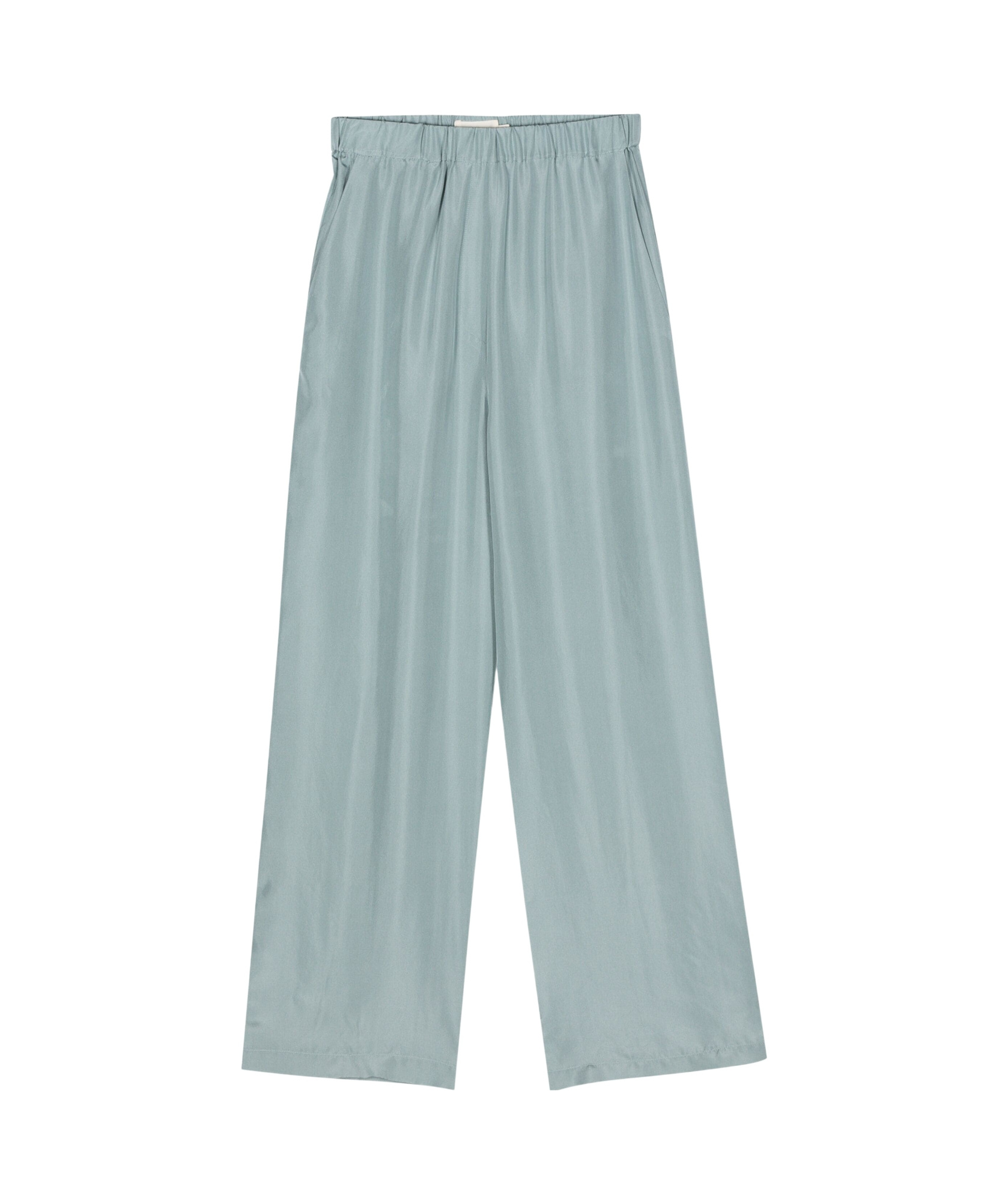 Barena Venezia Mariano Pura Silk Trousers In Blue