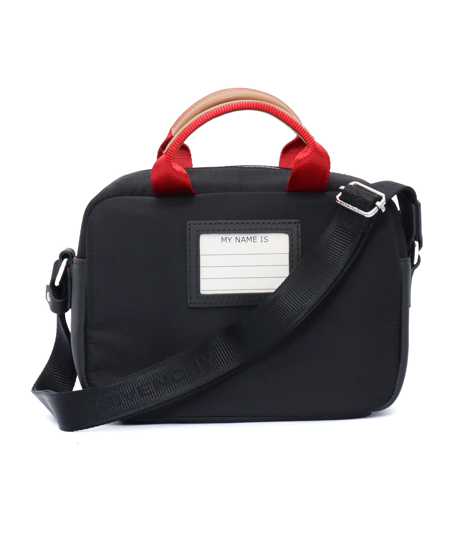 Givenchy Contrast-panel Messenger Bag In Black