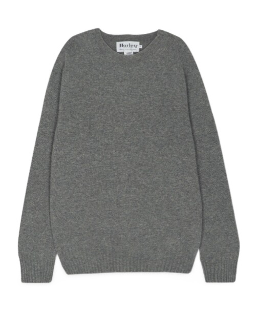 Harley Of Scotland Long-sleeved Sweater In Gray