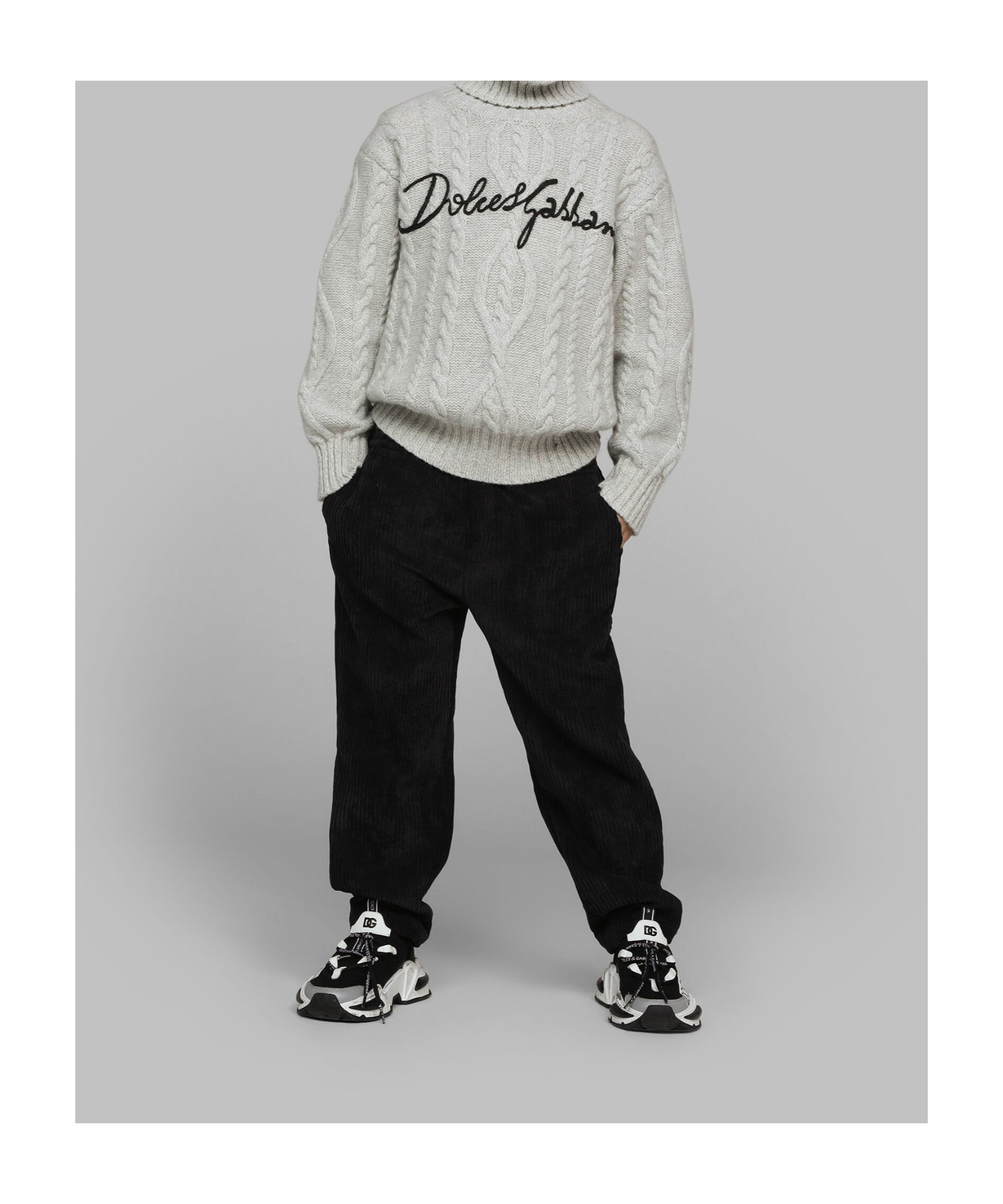 Dolce & Gabbana Boys Airmaster Trainers In Black