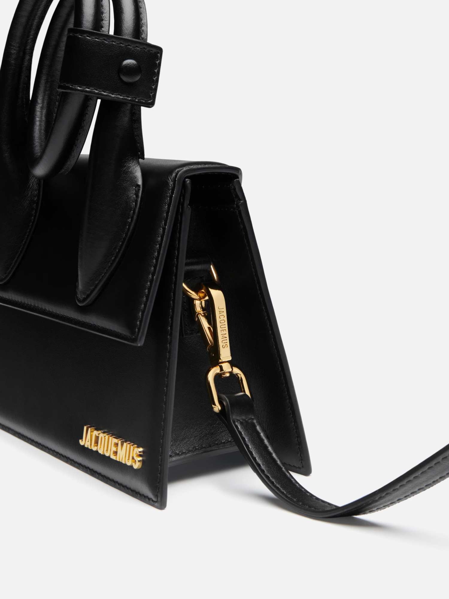Jacquemus Mini Chiquito Knot-handle Tote Bag In Black