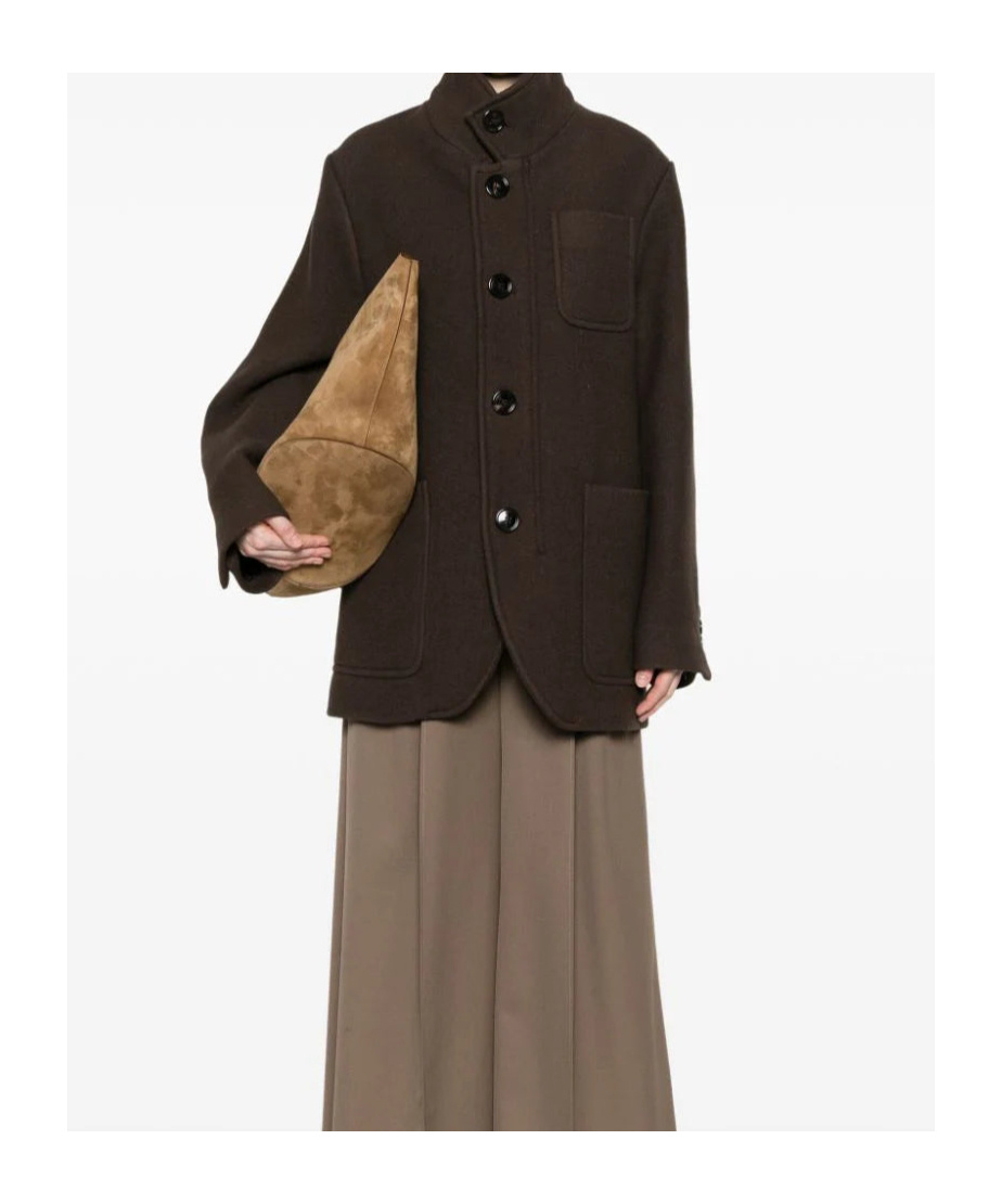 Ami Alexandre Mattiussi Ami Single-breasted Oversized Coat In Black