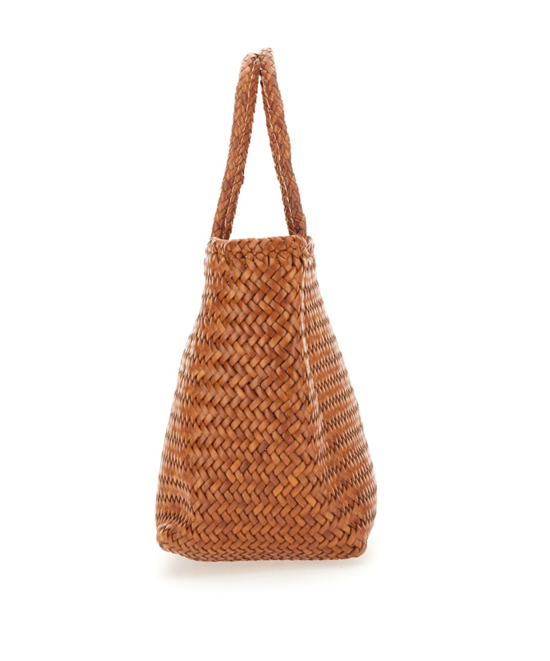 Dragon Diffusion Small Grace Basket Bag In Brown