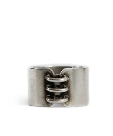 ANN DEMEULEMEESTER DROP DETAIL RING