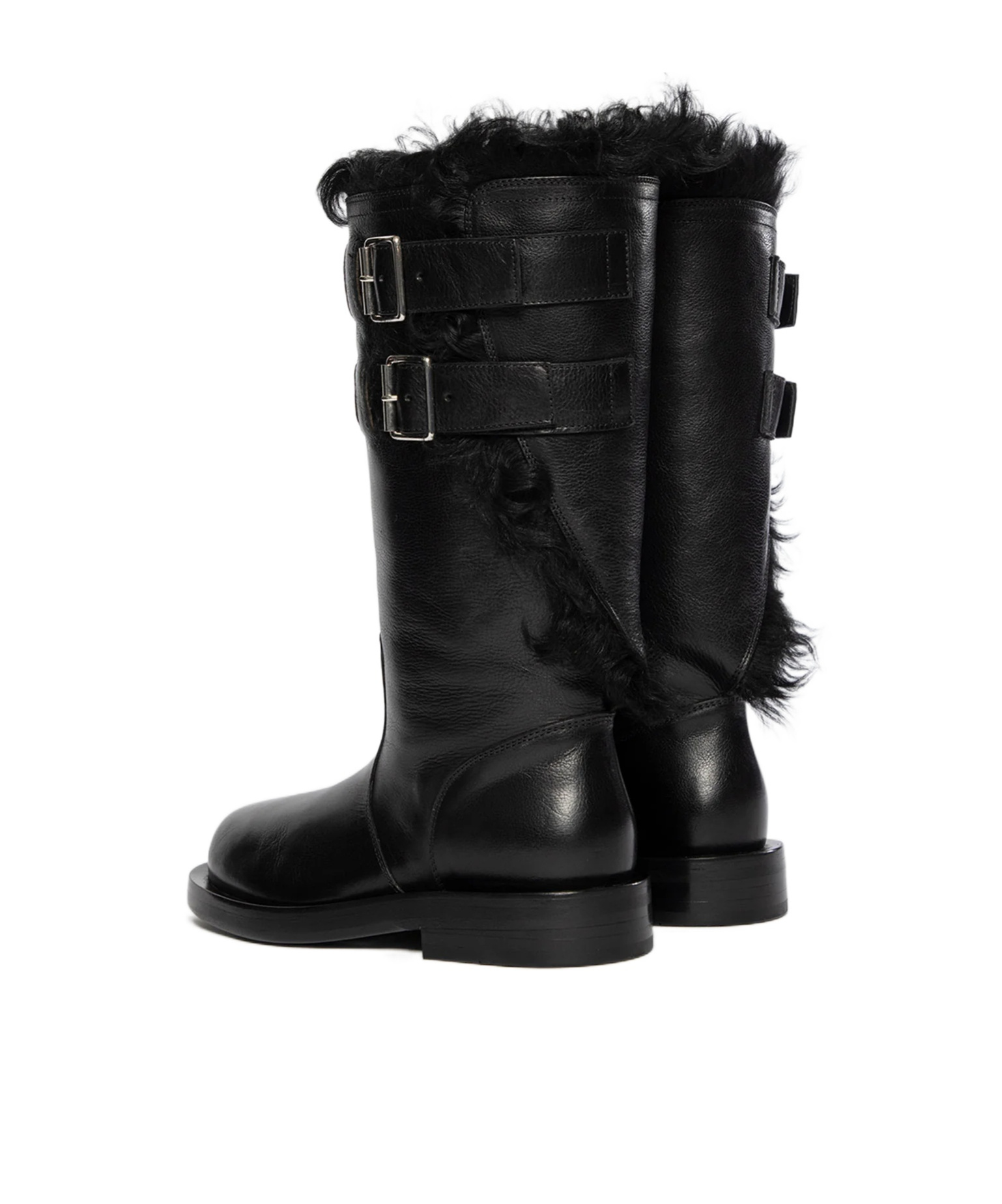 Ann Demeulemeester Women Milan Soft Biker Boots In Black