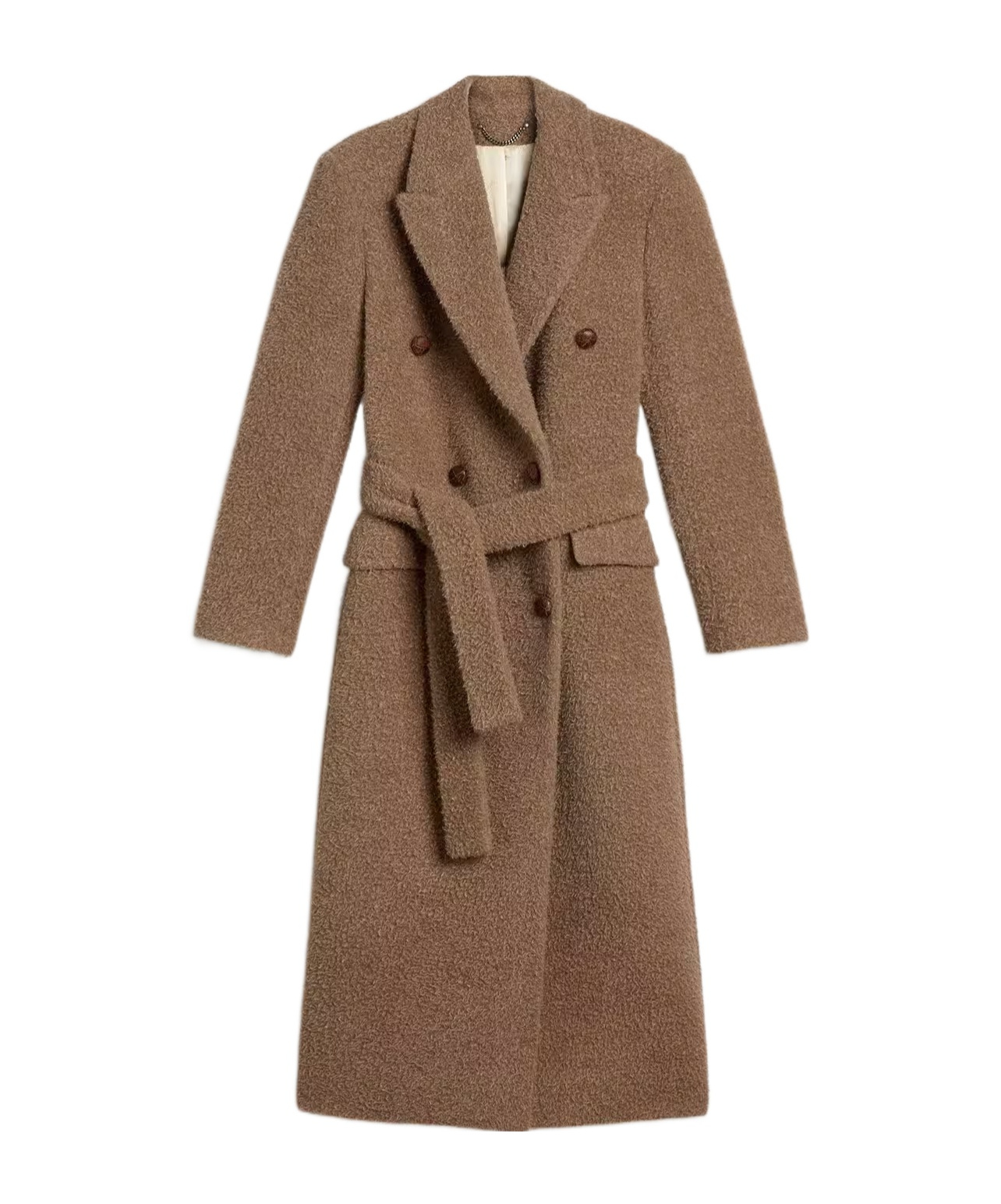 Golden Goose Double-breasted Coat In Multi