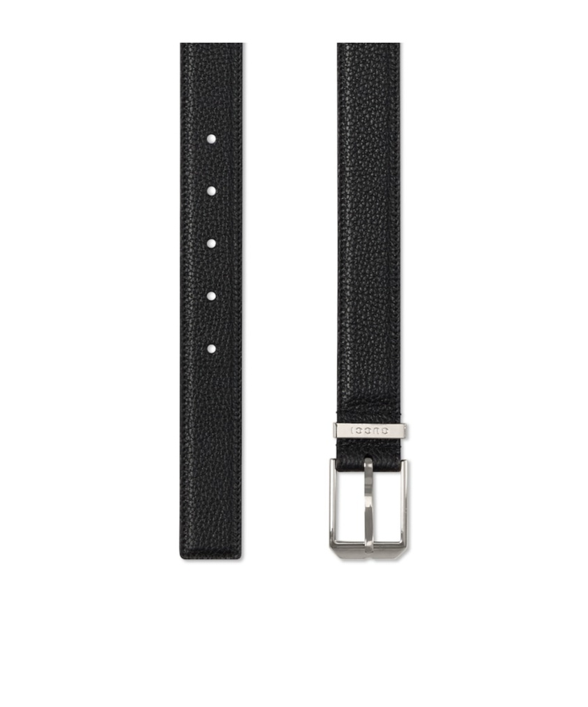 Gucci Rectangular Buckle Waist Belt In Black