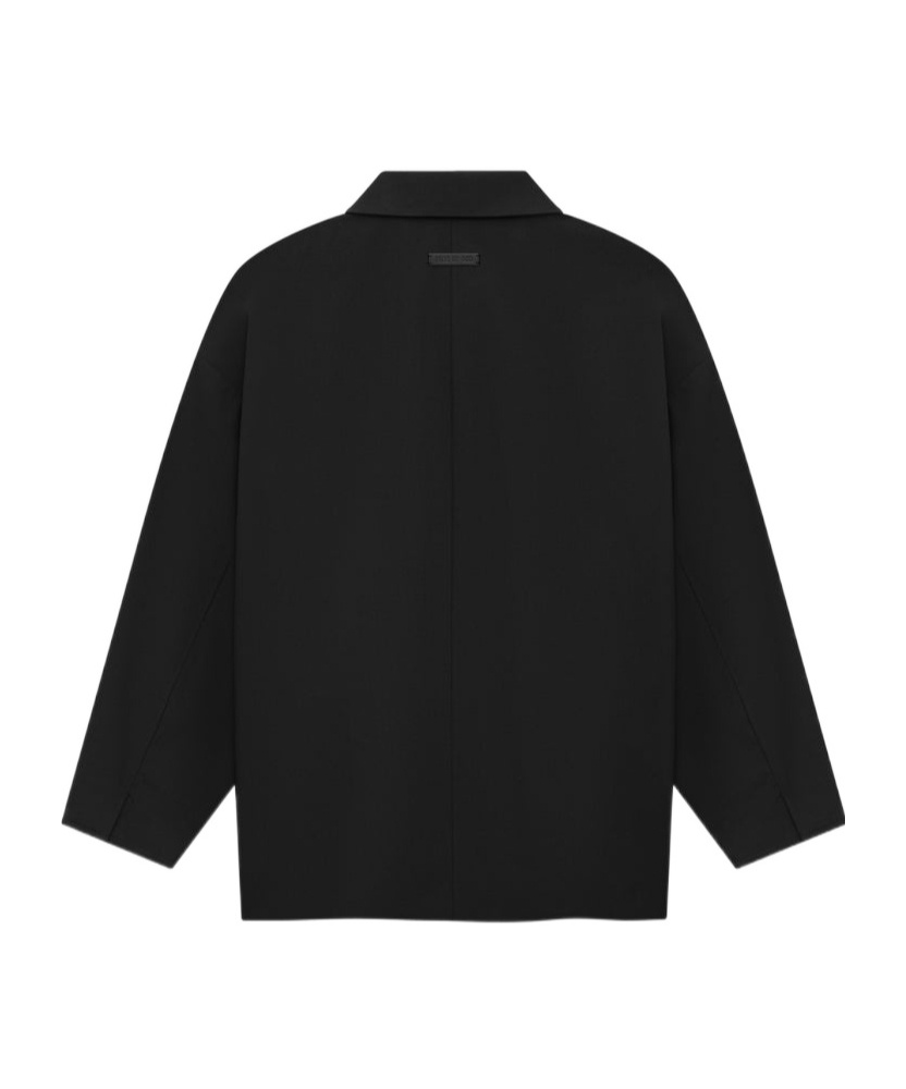 Fear Of God Wool Double-breasted Blazer In Black