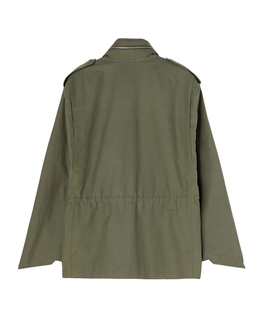 Jil Sander Concealed Fastening Shirt Jacket In Green