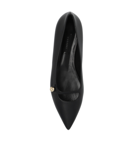 Casadei Pointed Flat Shoes In Black