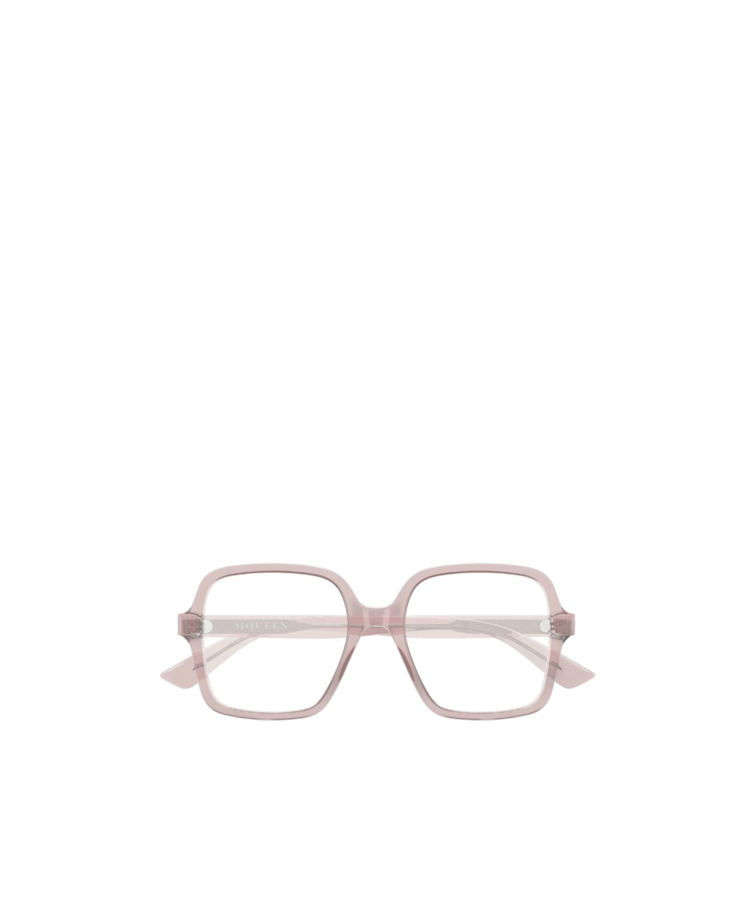 Alexander Mcqueen Geometric Flat Mirror In Pink