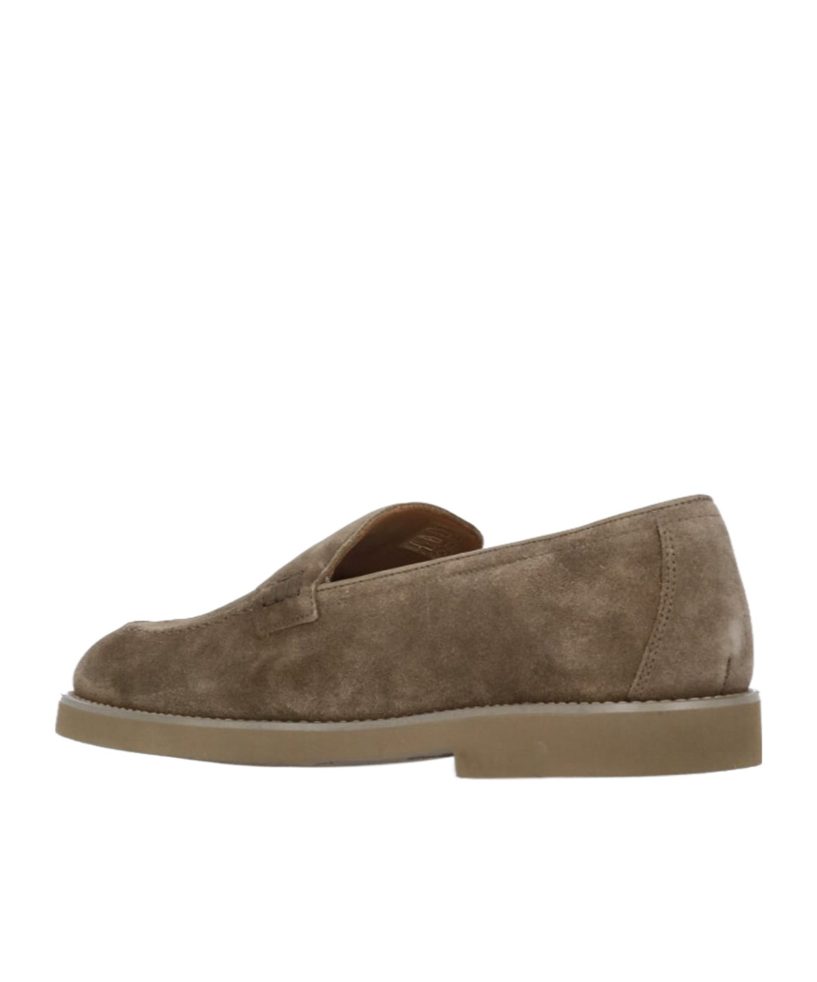 Doucal's Brown Suede Leather Loafers