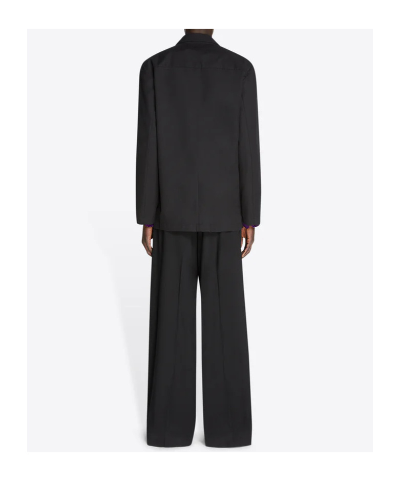 Dries Van Noten Double-breasted Suit Jacket In Blue
