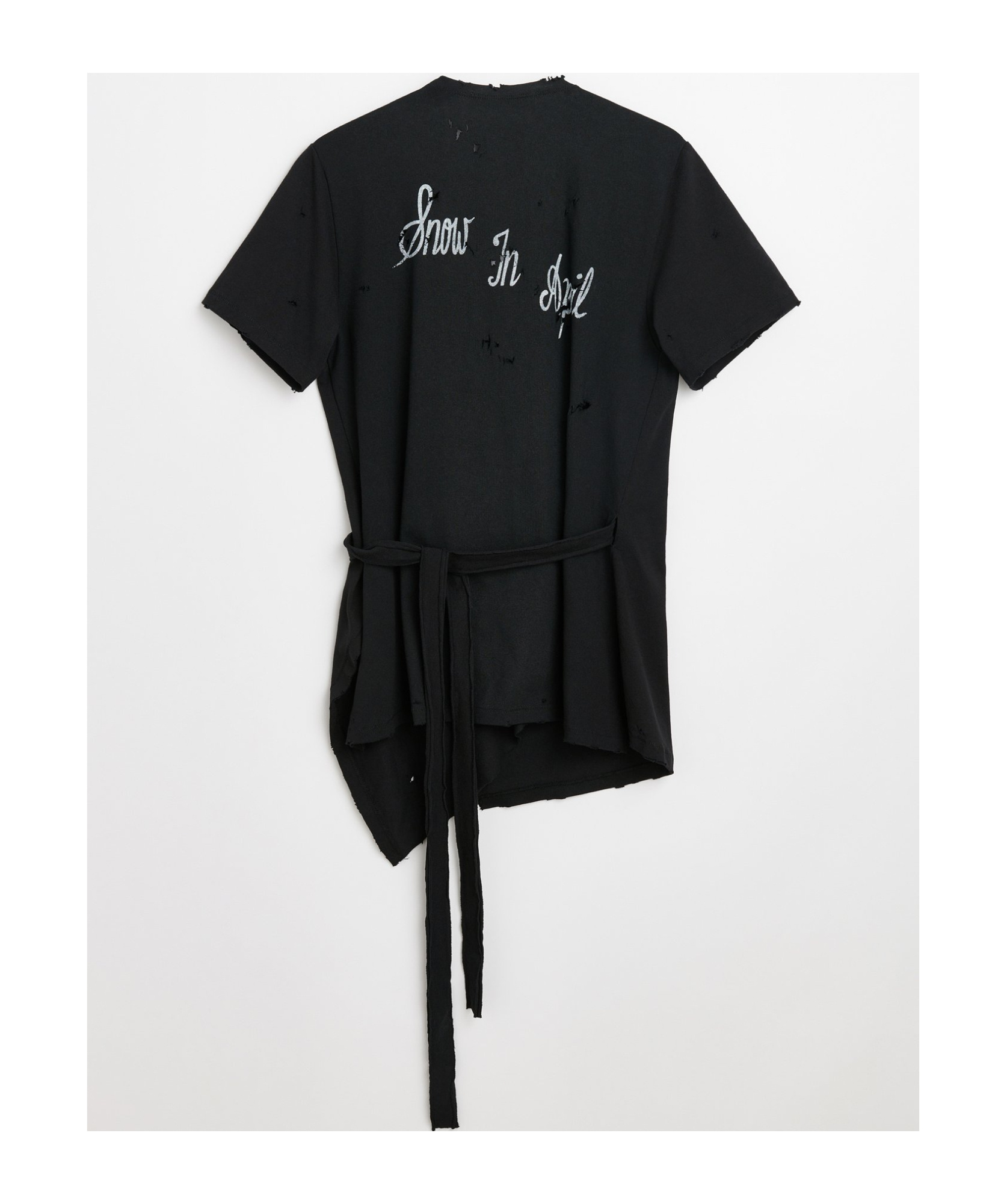 Our Legacy Black Wrap T-shirt In Black