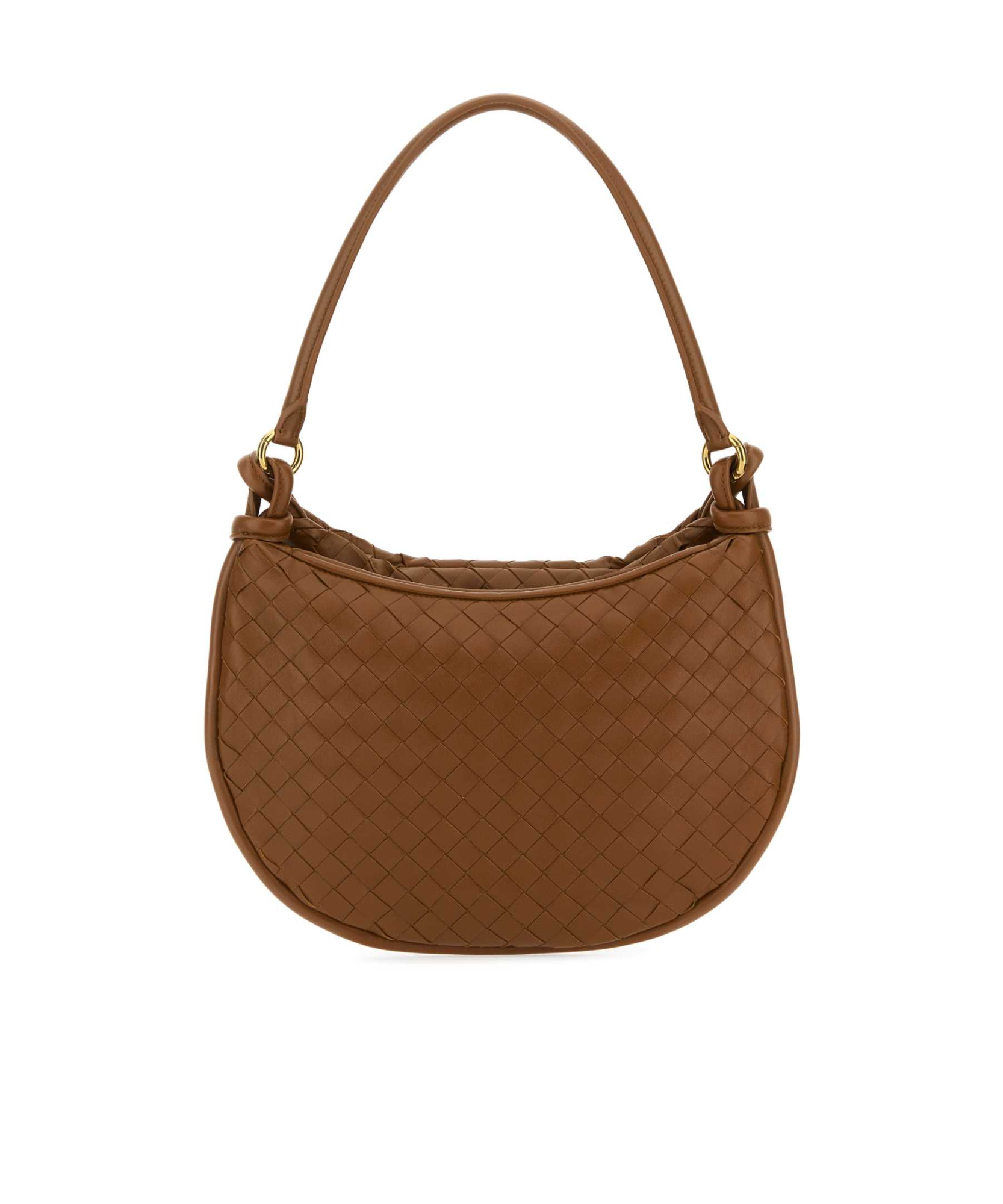 Bottega Veneta Medium Gemelli Shoulder Bag In Brown