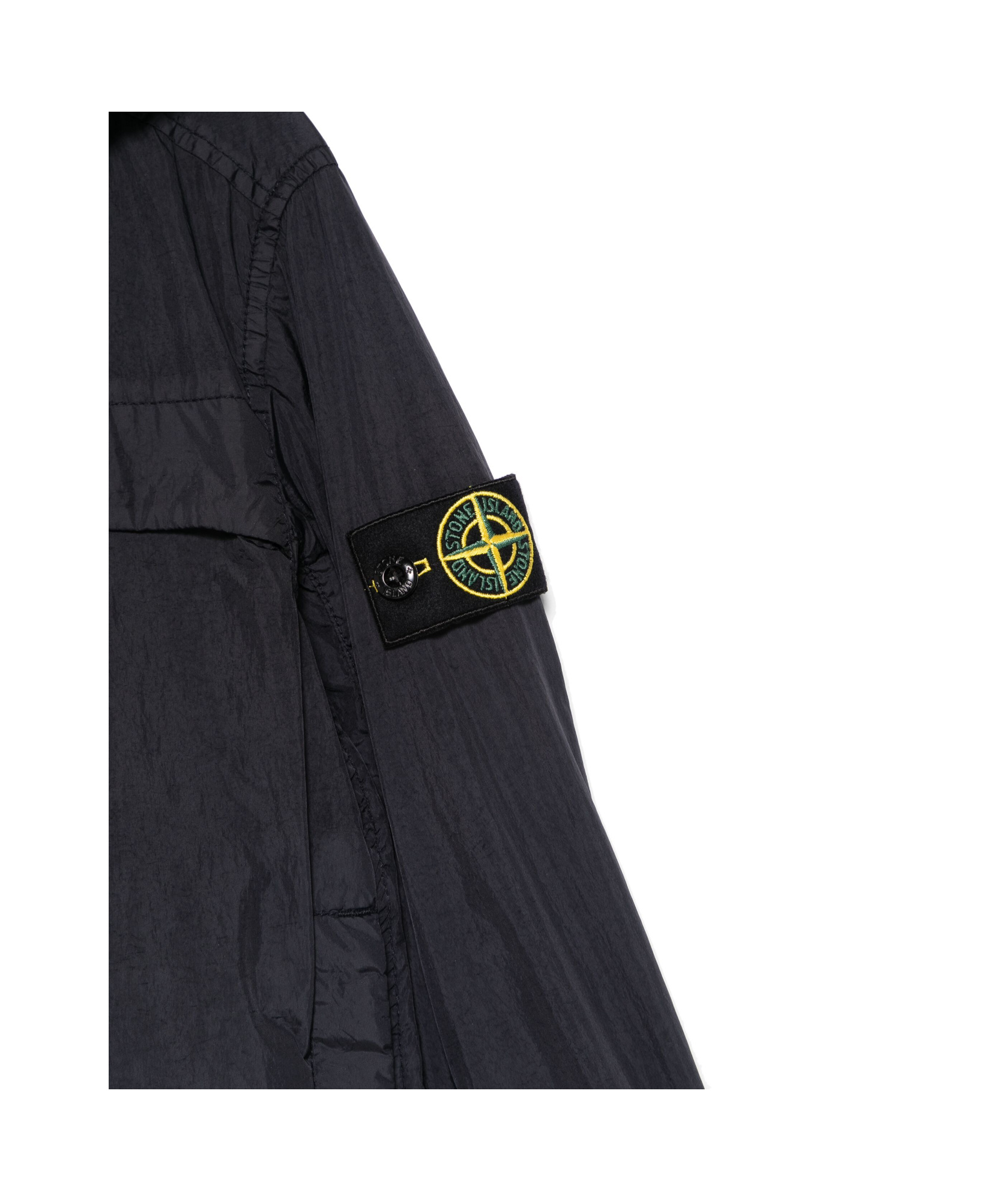 Stone Island Compass-badge Jacket In Blue