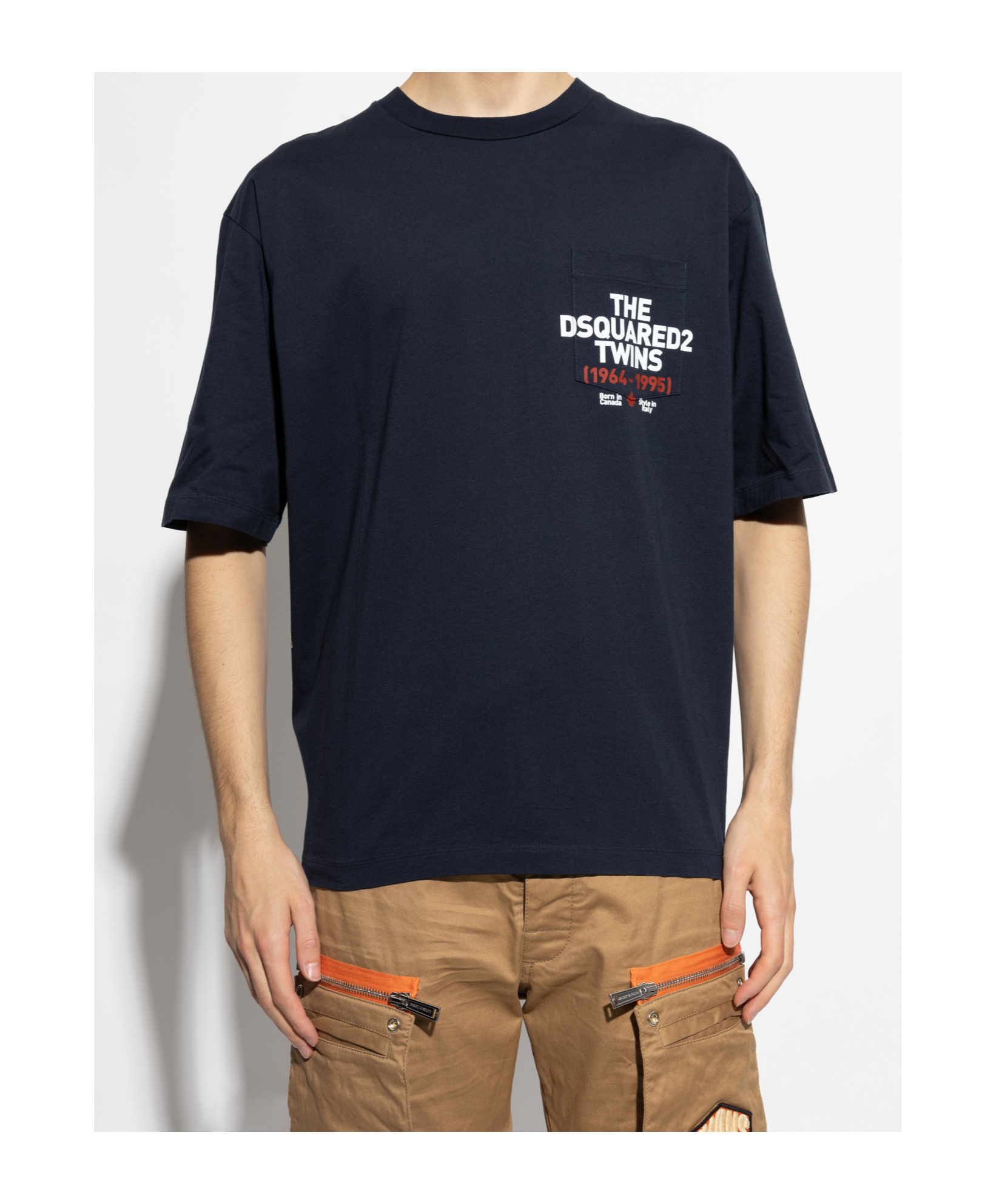 Dsquared2 Short-sleeved T-shirt In Black