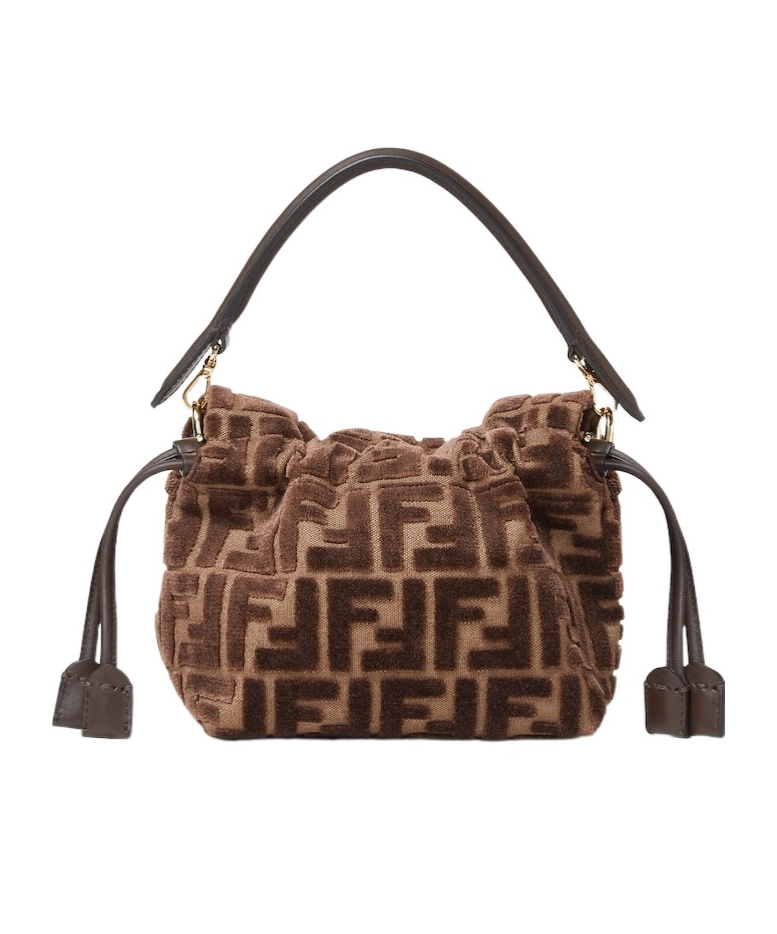 Fendi Tobacco Mamma Baguette Shoulder Bag In Brown