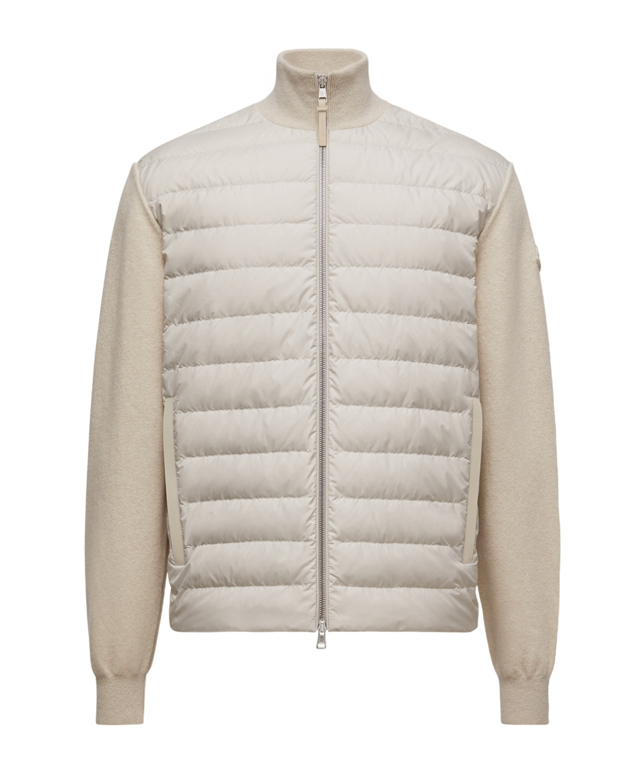 Moncler Padded Wool  Cashmere Zip-up Cardigan
