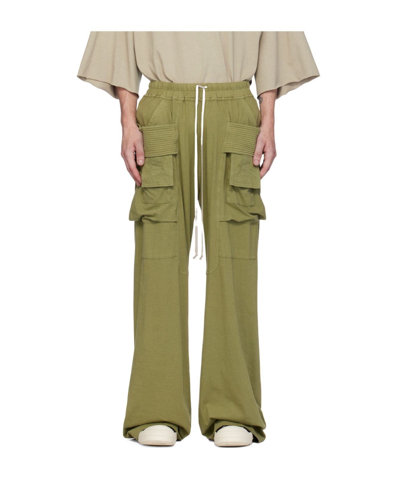 RICK OWENS DRKSHDW LOOSE WAIST OVERALLS