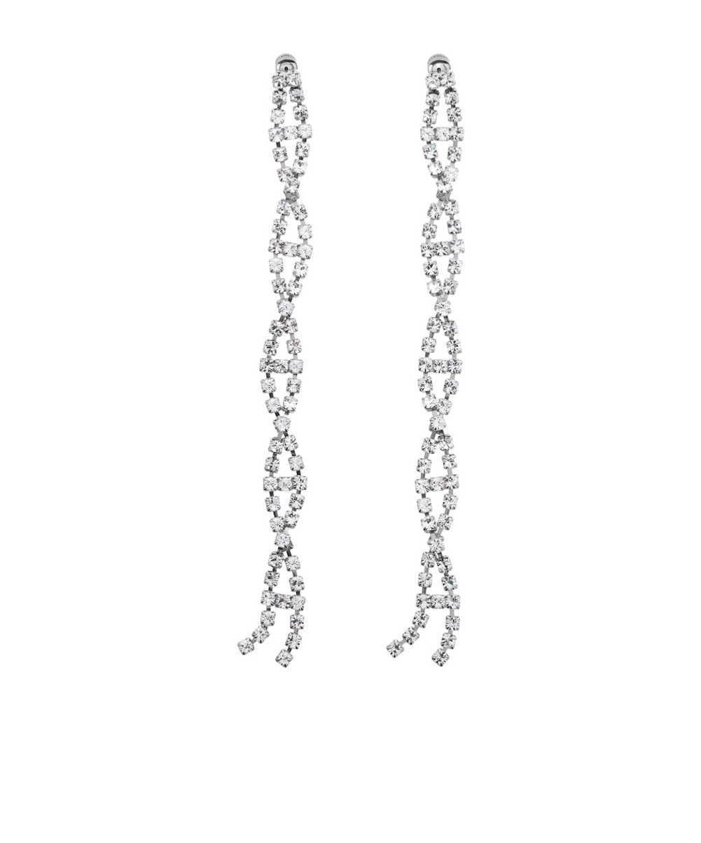 Balenciaga Women's Riviera Earrings In Shiny Silver