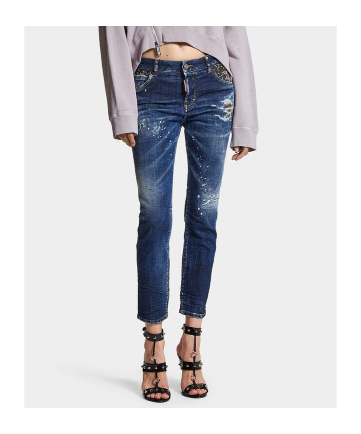 Dsquared2 Straight-leg Jeans In Blue