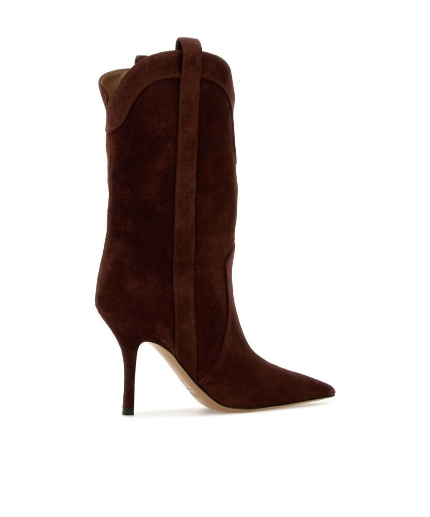 Shop Paris Texas 95mm Paloma Boots In Brown