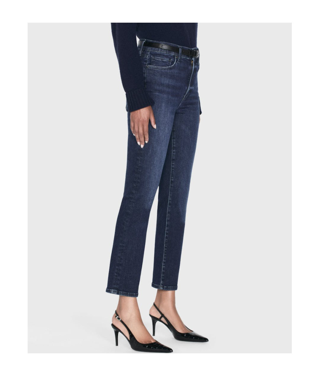 Frame Le High Jeans In Black