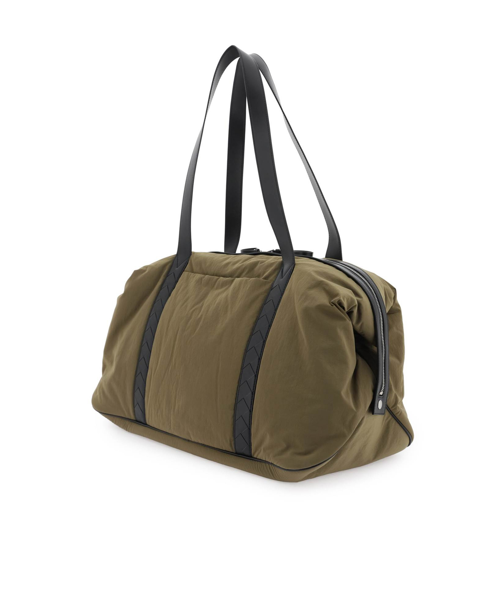 Bottega Veneta Large Crossroad Travel Bag In Brown