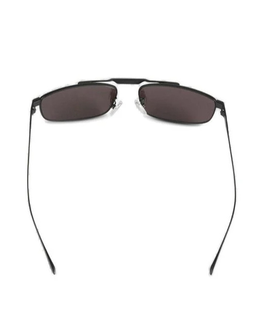 Balenciaga Rectangular Frame Sunglasses In Brown