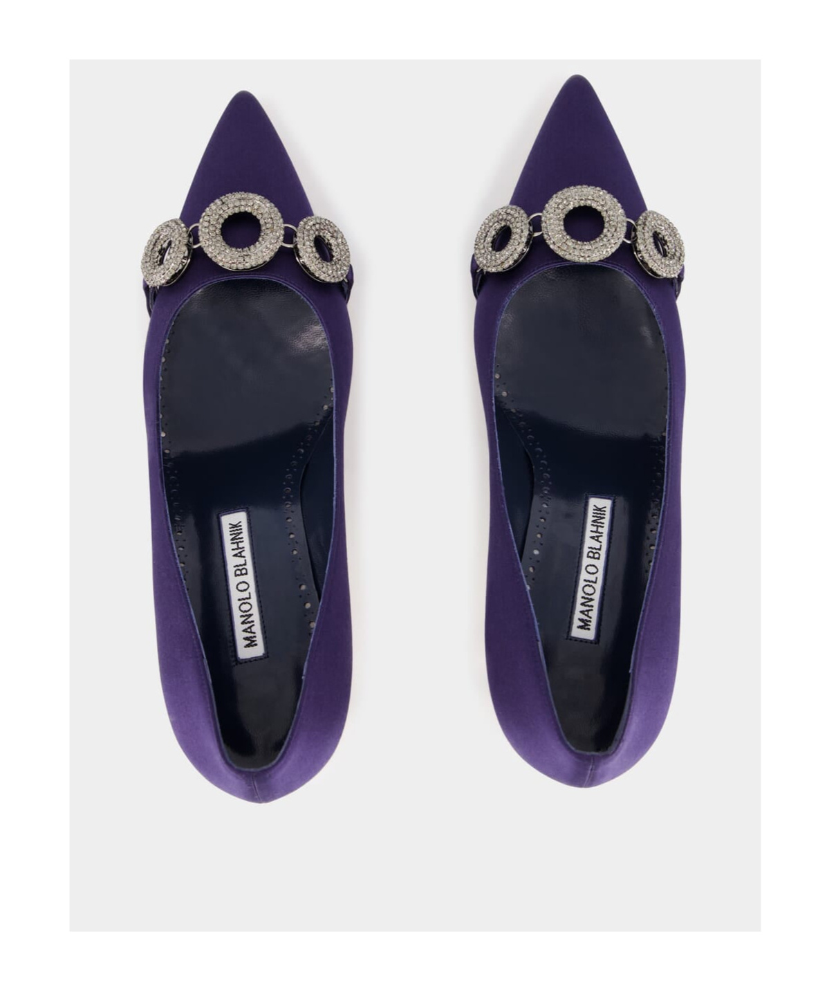 Manolo Blahnik Pointed Toe High Heels In Blue