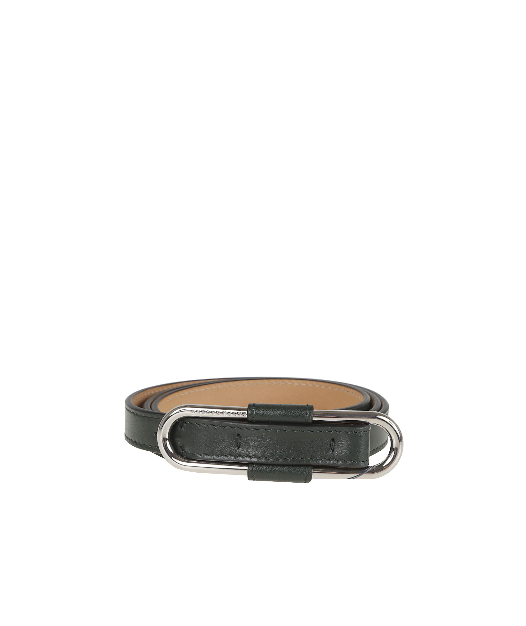 Ralph Lauren Collection Loop Buckle Belt In Black