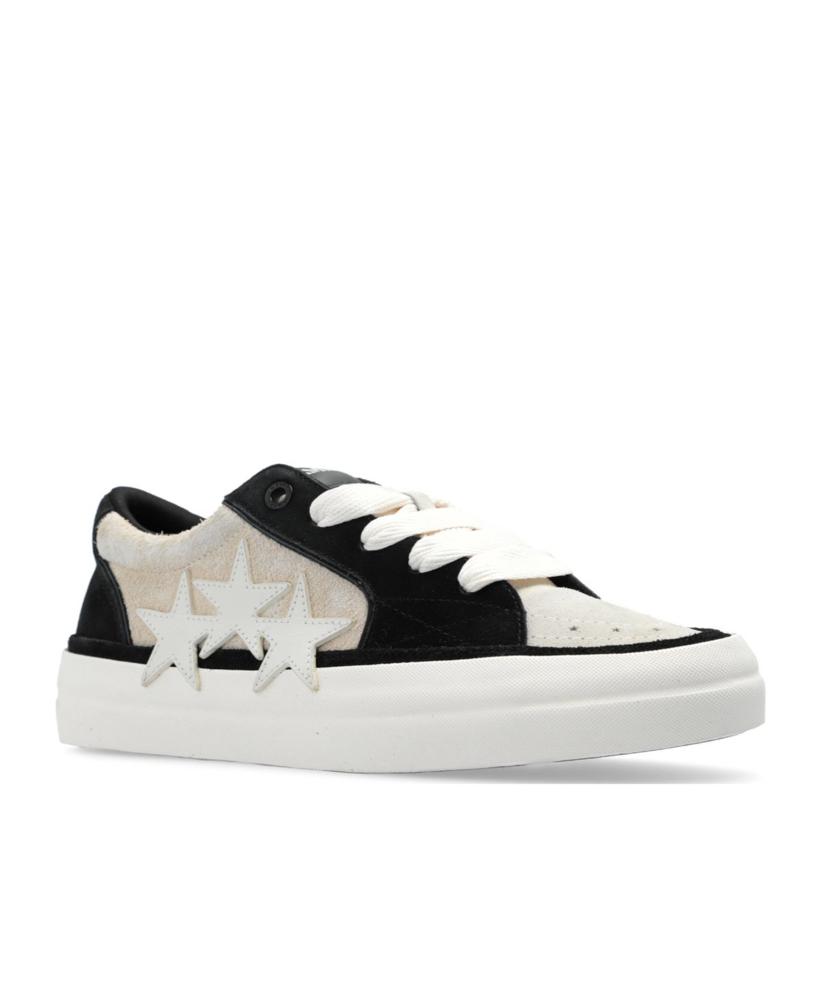 Amiri Sunset Skate Low Sneakers In Birch And Black In White