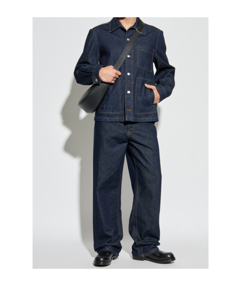 Dries Van Noten Jeans With Belt Loops In Black