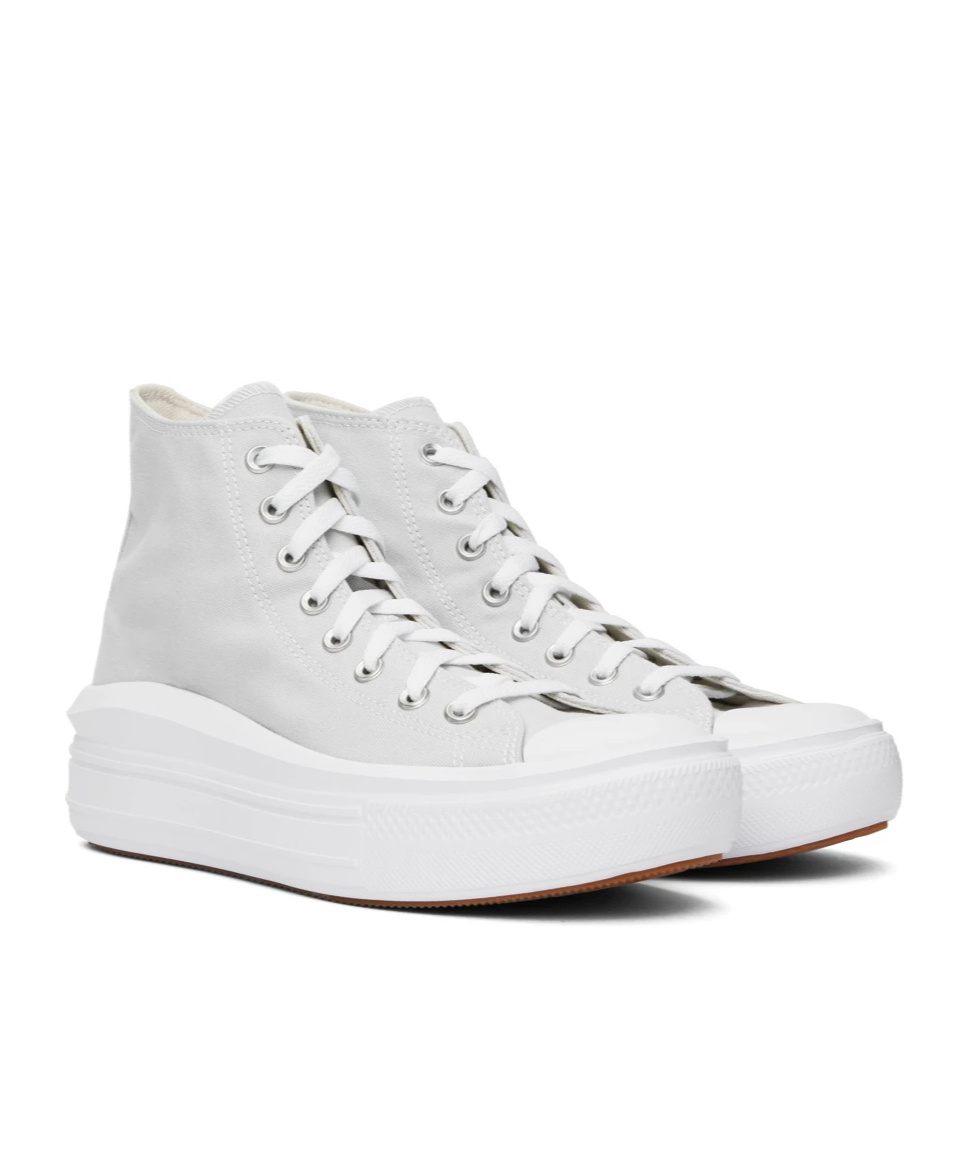 Converse Chuck Taylor All Star Move High-top Sneakers In White
