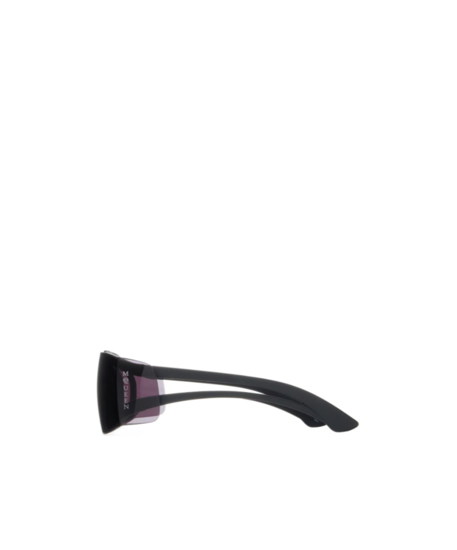 Alexander Mcqueen Futuristic Sunglasses In Gray