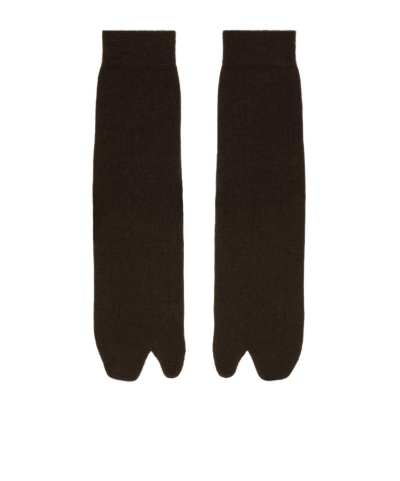 Maison Margiela Tabi-toe Socks In Black