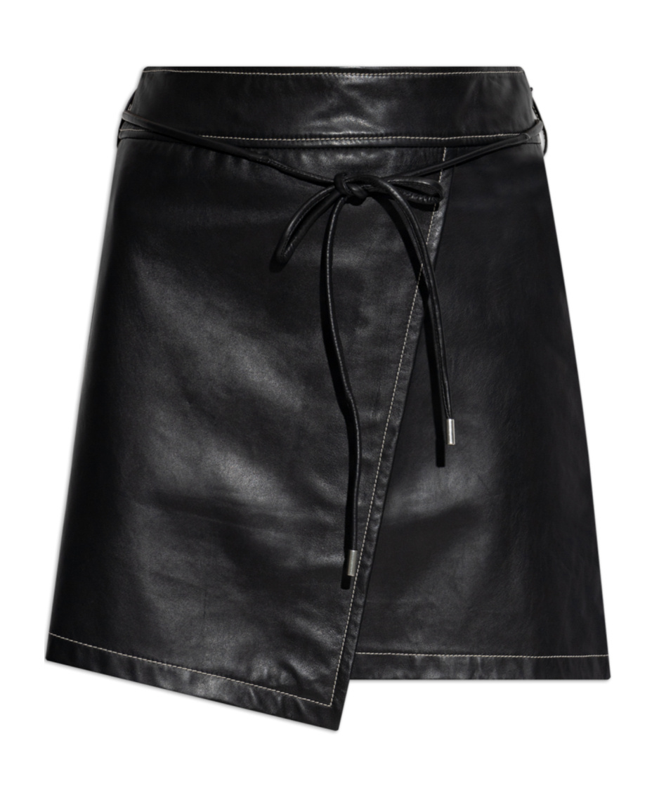 Ps By Paul Smith Asymmetrical Skirt In Black